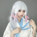 幼愛Youmeko《原神 神里绫华》主题写真：47张全套美图