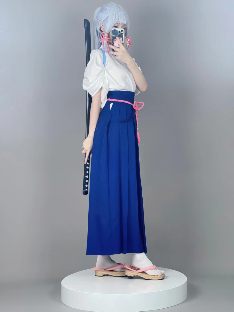 幼愛Youmeko《原神 神里绫华》主题写真：47张全套美图