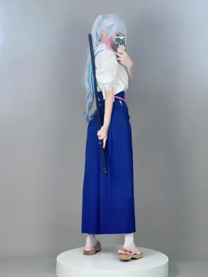 幼愛Youmeko《原神 神里绫华》主题写真：47张全套美图