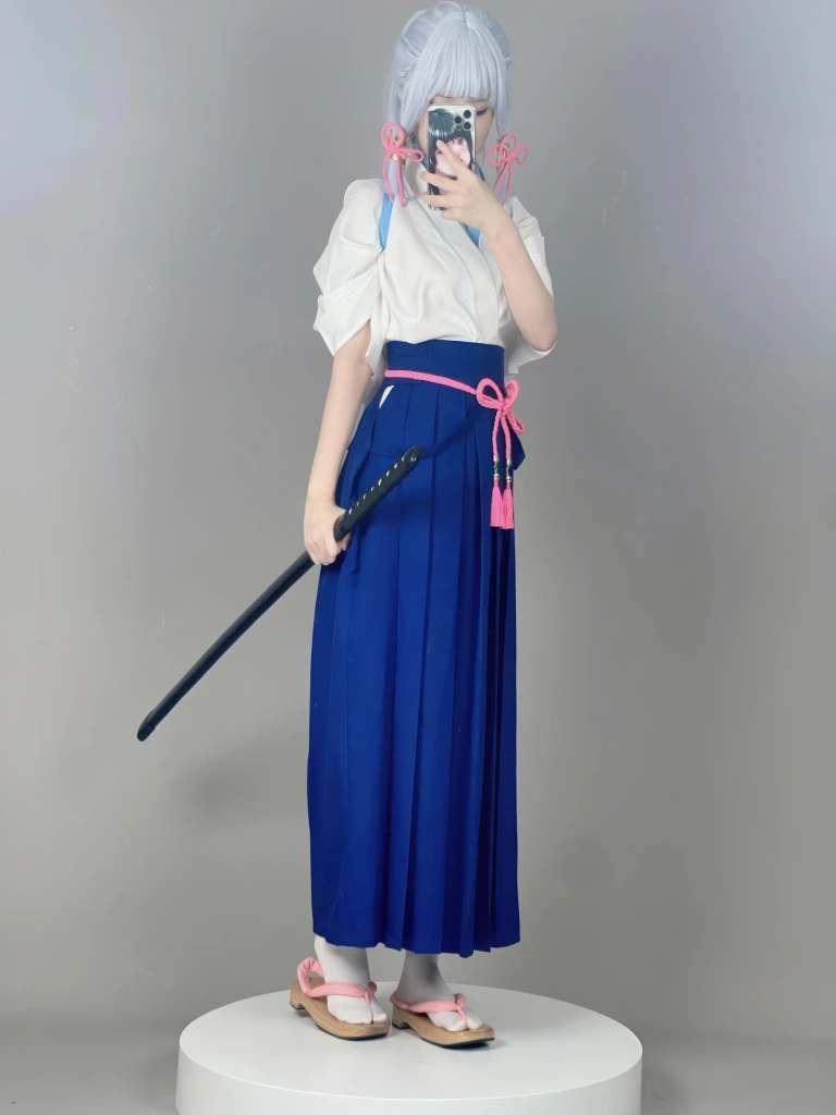 幼愛Youmeko《原神 神里绫华》主题写真：47张全套美图