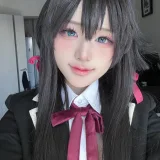 幼愛Youmeko《雪之下雪乃jk制服》主题写真：23张全套美图，含3个视频