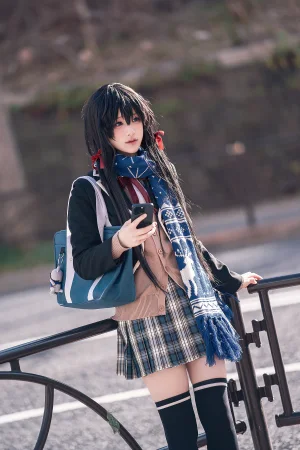 幼愛Youmeko《雪之下雪乃jk制服》主题写真：23张全套美图，含3个视频