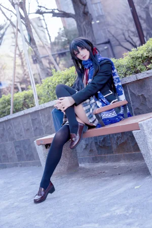 幼愛Youmeko《雪之下雪乃jk制服》主题写真：23张全套美图，含3个视频