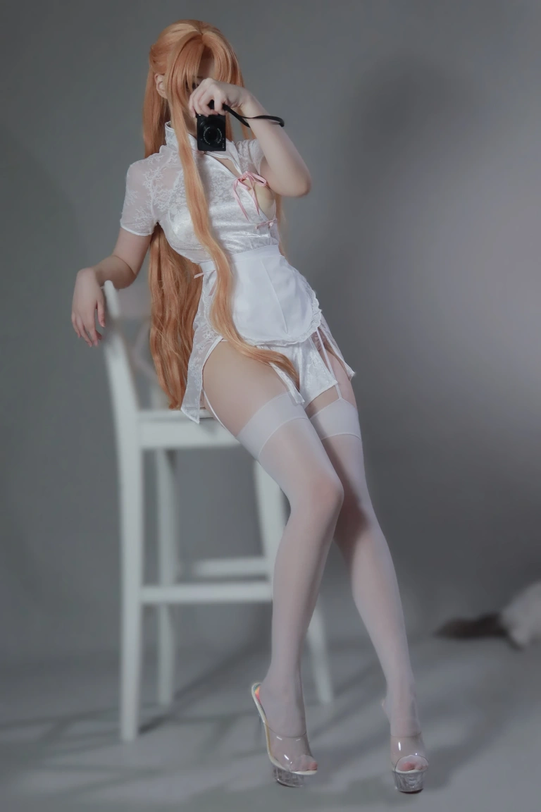 幼愛Youmeko《亚丝娜 中华女仆》主题写真：42张全套美图