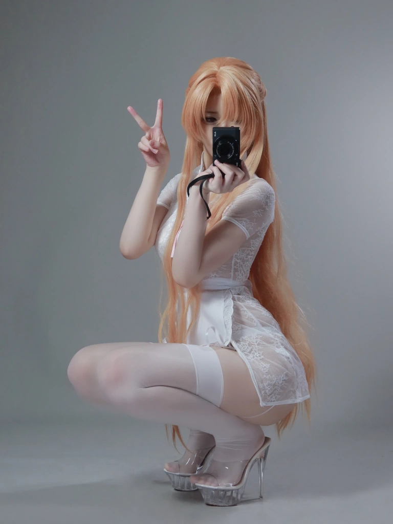 幼愛Youmeko《亚丝娜 中华女仆》主题写真：42张全套美图