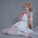 幼愛Youmeko《刀剑神域 亚丝娜·精灵囚服》主题写真：54张全套美图，含4个视频