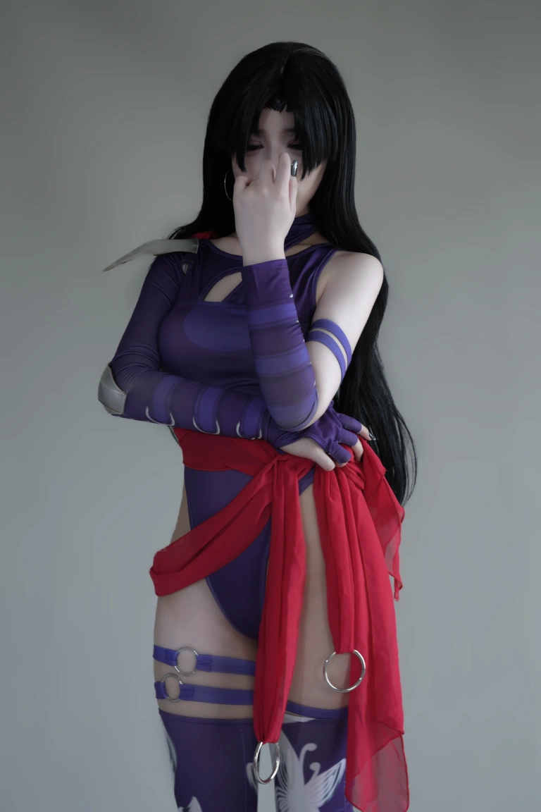 幼愛Youmeko《漫威争锋 灵蝶》主题写真：23张全套美图