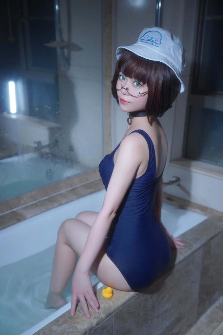 洛城雪Yuki《浴缸死库水》主题写真：39张全套美图，含1个视频
