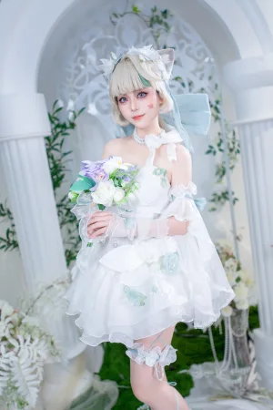 洛城雪Yuki《琳妮特天使庭院》主题写真：26张全套美图
