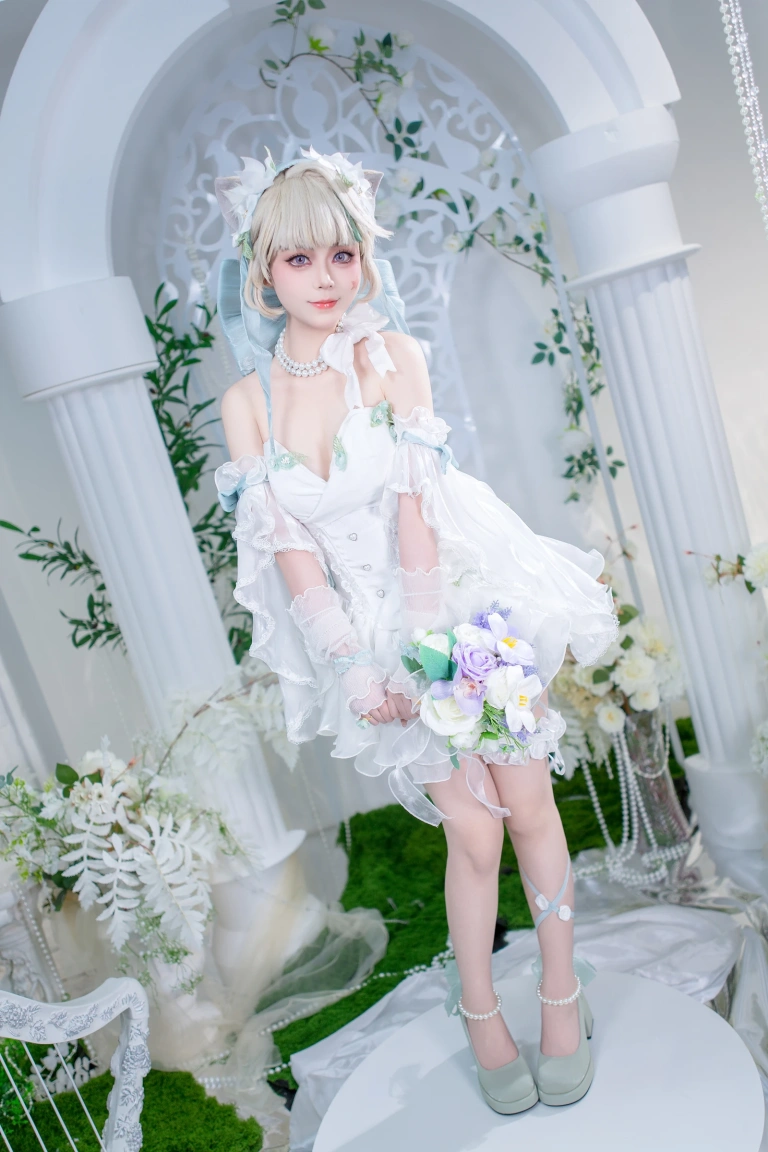 洛城雪Yuki《琳妮特天使庭院》主题写真：26张全套美图