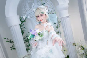 洛城雪Yuki《琳妮特天使庭院》主题写真：26张全套美图