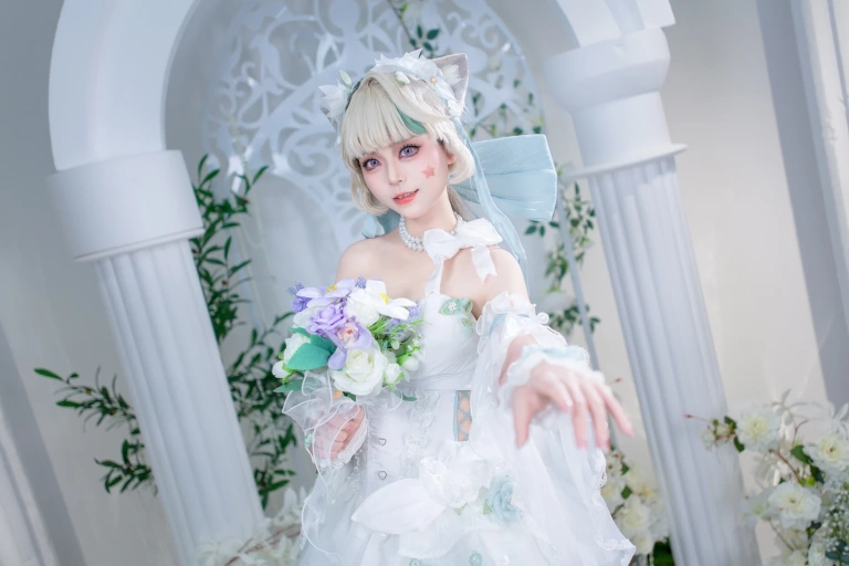 洛城雪Yuki《琳妮特天使庭院》主题写真：26张全套美图
