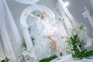 洛城雪Yuki《琳妮特天使庭院》主题写真：26张全套美图