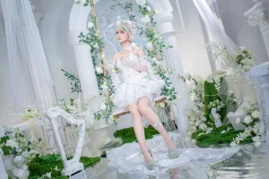 洛城雪Yuki《琳妮特天使庭院》主题写真：26张全套美图