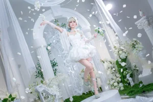 洛城雪Yuki《琳妮特天使庭院》主题写真：26张全套美图
