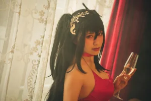 柘烟Zuken《大凤礼服》主题写真：20张全套美图