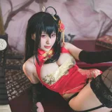 柘烟Zuken《大凤旗袍》主题写真：24张全套美图