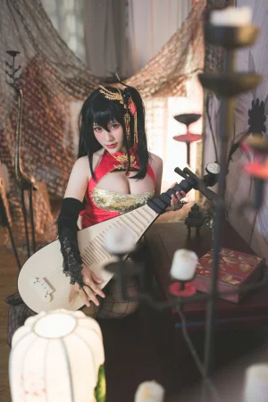 柘烟Zuken《大凤旗袍》主题写真：24张全套美图