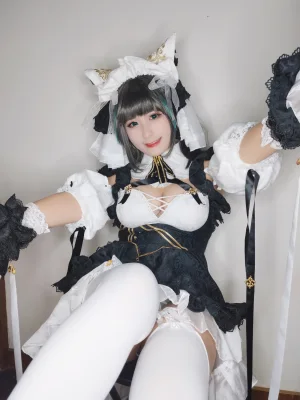 柘烟Zuken《柴郡》主题写真：45张全套美图