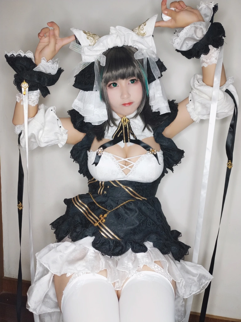 柘烟Zuken《柴郡》主题写真：45张全套美图